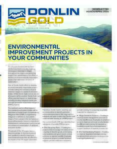 NEWSLETTER MARCH/APRIL 2016 ENVIRONMENTAL IMPROVEMENT PROJECTS IN YOUR COMMUNITIES