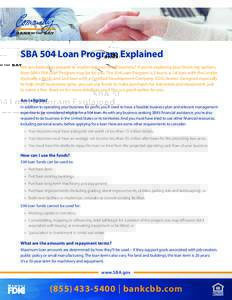 SBA 504 Loan Explained REV1