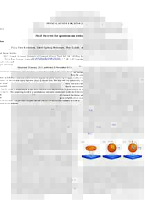 PHYSICAL REVIEW B 88, Shell theorem for spontaneous emission Philip Trøst Kristensen,1 Jakob Egeberg Mortensen,1 Peter Lodahl,2 and Søren Stobbe2 1