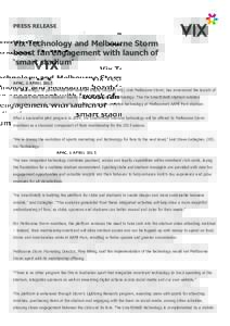 Microsoft Word - Vix_Press Release_Melbourne_Smart Stadium.docx