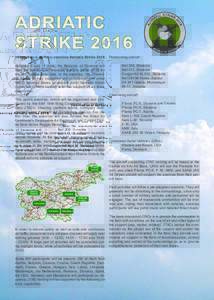 ADRIATIC STRIKE 2016 International military exercise Adriatic Strike 2016 Rotary-wing aircraft: