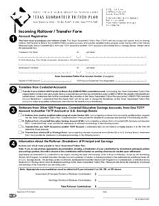 Incoming Rollover / Transfer Form