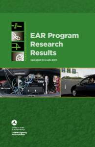 EAR Program Research Results Updated through[removed]EAR PROGRAM RESEARCH RESULTS  |   a