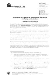 Microsoft Word - Info re remuneration_revised initial remuneration notice2011.docx