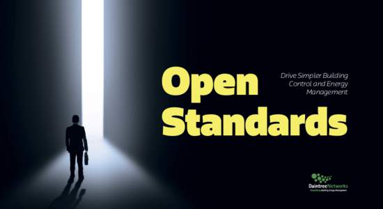 Open Standards Drive Simpler Building Control and Energy Management