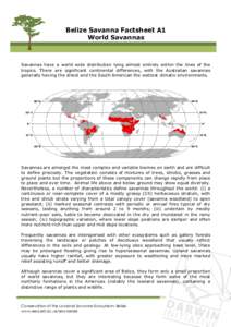 Factsheet A1 Global Savannas final_version