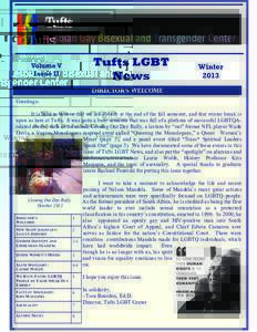 Tufts LGBT News Volume V Issue II