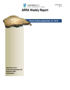 CHPRC[removed]Rev. 0 ARRA Weekly Report  Week Ending September 24, 2010