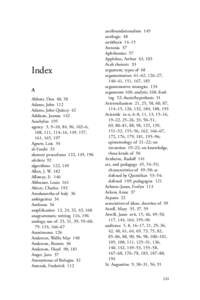 Index A Abbott, Don 40, 58 Adams, John 112 Adams, John Quincy 42 Addison, Joanne 142