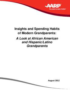 Insights and Spending Habits of Modern Grandparents: A Look at African American and Hispanic/Latino Grandparents