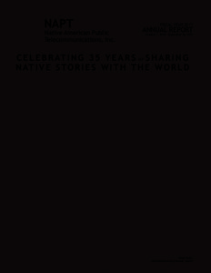 NAPT  Native American Public Telecommunications, Inc.  FISCAL YEAR 2011