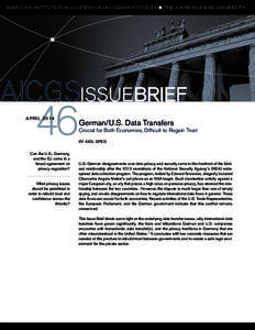 AMERICAN INSTITUTE FOR CONTEMPORARY GERMAN STUDIES n THE JOHNS HOPKINS UNIVERSITY  AICGSISSUEBRIEF 46