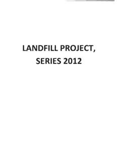 LANDFILL PROJECT,   SERIES 2012 GLOUCESTER COUNTY IMPROVEMENT AUTHORITY