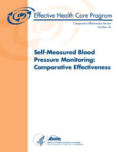 Comparative Effectiveness Review 45:  Self-Measured Blood Pressure Monitoring:  Comparative Effectiveness