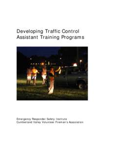 Developing Traffic Control Assistant Training Programs