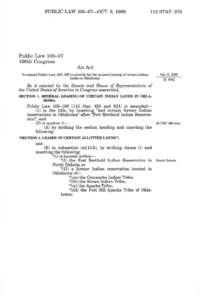 PUBLIC LAW[removed]—OCT. 6, [removed]STAT. 979 Public Law[removed]106th Congress