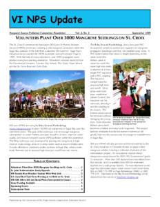 VI NPS Update Nonpoint Source Pollution Committee Newsletter Vol. 2, No. 3  September 1999
