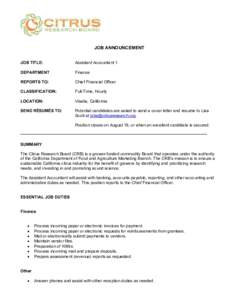 Microsoft Word - Job_Announcement Assistant Accountant 1
