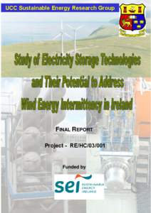 UCC Sustainable Energy Research Group  FINAL REPORT
