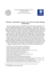 Proceedings of the Estonian Academy of Sciences, 2014, 63, 2S, 200–209 doi: [removed]proc.2014.2S.01 Available online at www.eap.ee/proceedings  ESTCube-1 nanosatellite for electric solar wind sail in-orbit technology