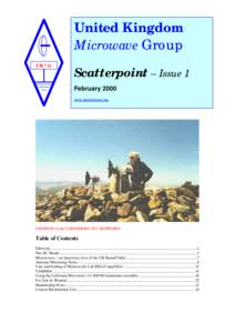 United Kingdom Microwave Group UK? G Scatterpoint – Issue 1 February 2000