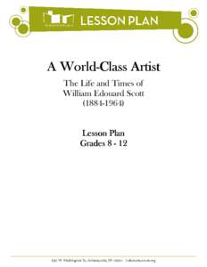 A WorldWorld-Class Artist The Life and Times of William Edouard ScottLesson Plan
