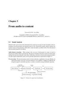 Chapter 5  From audio to content