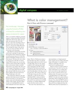 digital compass  BY ANDREW RODNEY What is color management? Part 8: Print with Preview command