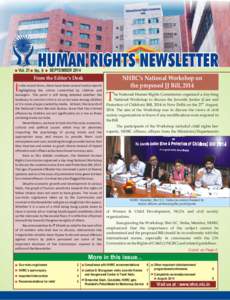 Vol. 21  HUMAN RIGHTS NEWSLETTER No. 9