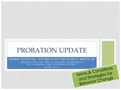 Terms & Conditions of Probation