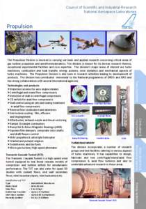 Council of Scientific and Industrial Research National Aerospace Laboratories Propulsion  CSIR-NAL