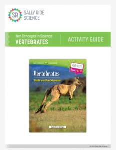 Key Concepts in Science  VERTEBRATES ACTIVITY GUIDE