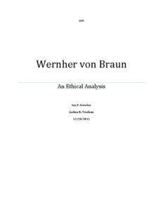 WPI  Wernher von Braun