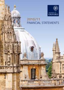 [removed]FINANCIAL STATEMENTS University of Oxford Financial Statements[removed]