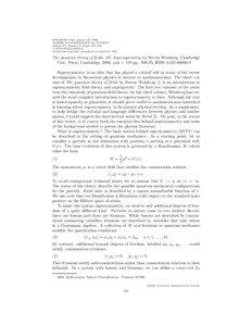 BULLETIN (New Series) OF THE AMERICAN MATHEMATICAL SOCIETY Volume 39, Number 3, Pages 433–439