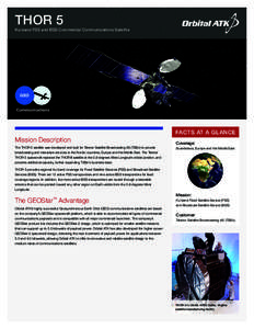 THOR 5  Ku-band FSS and BSS Commercial Communications Satellite GEO Communications