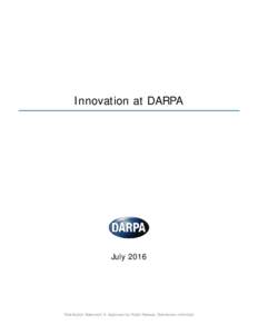 DARPA Observations and Stories
