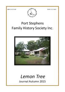 Mid-Coast Council / Port Stephens / Port Stephens Council / Lemon Tree Passage /  New South Wales / Lemon Tree / Nelson Bay /  New South Wales / Stephens / Mallabula /  New South Wales