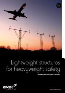 EN icao Lightweight structures for heavyweight safety FRANGIBLE COMPOSITE TOWERS AND FENCES