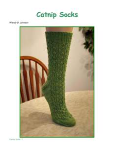 Microsoft Word - Catnip Socks.doc