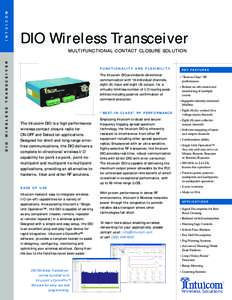 I N T U I C O M  DIO Wireless Transceiver T R A N S C E I V E R