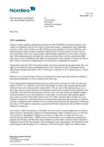 1 (3) Page 26 June 2007 Date The European Central Bank Attn: Jean-Michel Godeffroy