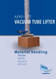 A E R O - L IF T  VACUUM TUBE LIFTER M a t erial hand ling f le xible