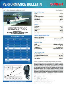 PERFORMANCE BULLETIN YPB#:	PB_SFX_240Viper_F250XA_2013-08-16_BAY Test Date[removed]Sea Fox® 240 Viper