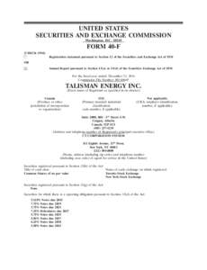 UNITED STATES SECURITIES AND EXCHANGE COMMISSION Washington, D.CFORM 40-F (CHECK ONE)