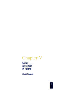 Chapter V Social protection in Poland  103