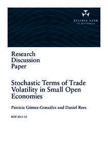Stochastic Terms of Trade Volatility in Small Open Economies