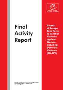 COUNCIL OF EUROPE Final Activity Report