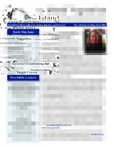 The     Island Vegetarian  Vegetarian Society of Hawaii Quarterly Newsletter