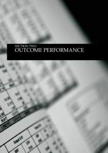 SECTION TWO  OUTCOME PERFORMANCE CHAPTER 3 Outcome performance